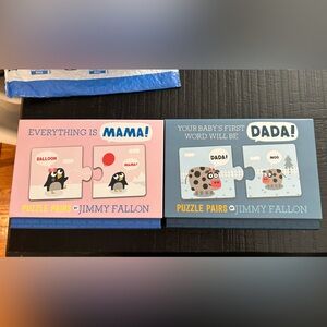 Mudpuppy Everything is Mama & Dada Games Jimmy Fallon